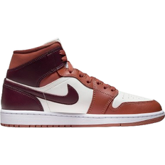 Nike Air Jordan 1 Mid W - Dusty Peach/Sail/White/Night Maroon