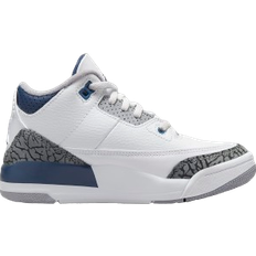 Basketball Shoes Nike Air Jordan 3 Retro PS - White/Midnight Navy/Cement Grey/Black