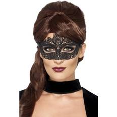 Karneval Masken Smiffys Embroidered Lace Filigree Eyemask