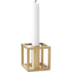 Audo Copenhagen Kubus Brass Candlestick 7cm