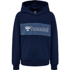 Hummel Kid's Atlas Pullover Hoodies - Black Iris