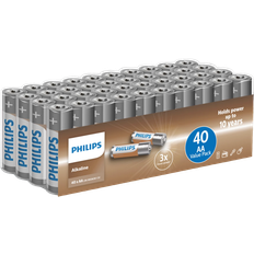 Aa alkaline batteri Philips LR6A40F/10 Alkaline AA 40-pack