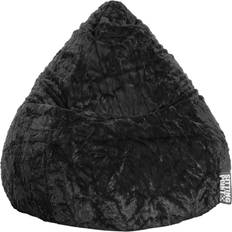 Sitting Point Fluffy Sort Sækkestol 120L