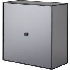 Steel Wall Cabinets Audo Copenhagen Frame 42 Dark Grey Wall Cabinet 16.5x16.5"