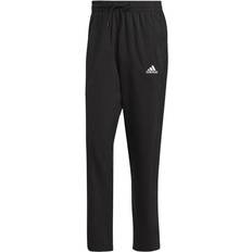 Oui Pantalons & Shorts Adidas Aeroready Essentials Stanford Open Hem Embroidered Small Logo Pants - Black