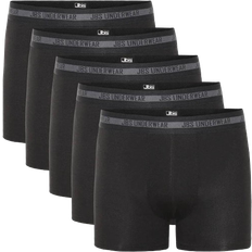 Bambus Boxershorts Børnetøj JBS Kid's Bamboo Boxers 5-pack - Black