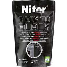 Svarte Tekstilfarger Nitor Back to Black 400g