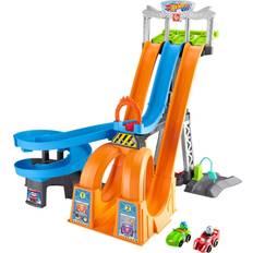 Suono Piste per Auto Hot Wheels Little People Racing Loops Tower