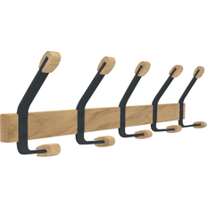 Home it Møbler Home it 5 Hook Black/Natural Tøjkrog 50cm
