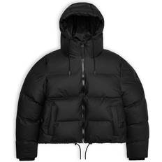 20000 Jassen Rains Alta Short Puffer Jacket - Black