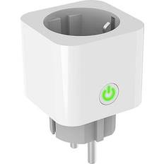 Smart kontakt Elworks WiFi Smart Stikkontakt Schuko med Energimåler