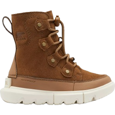 Sorel EVA Vintersko Sorel Kid's Explorer Lace Boot - Velvet Tan/Chalk