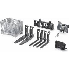 Bruder frontlæsser Bruder Box Type Pallet Winch & Forks for Frontloader 02318