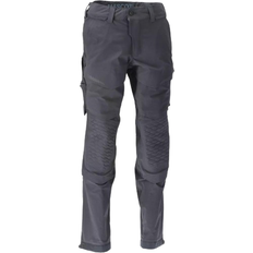 22279-605 kneepad Pockets Trousers - Stone Grey