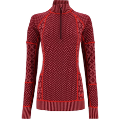 Kari traa half zip Kari Traa Smekker Half Zip Baselayer - Rouge Pink