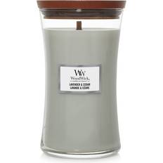 Woodwick Lavender & Cedar Bougie Parfumée 609g