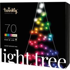 Batteriebetrieben Weihnachtsleuchten Twinkly Door Mount Pre-Lighted Black Weihnachtsleuchte