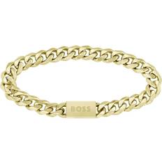 Herren - Vergoldet Armbänder HUGO BOSS Chain for Him Bracelet - Gold