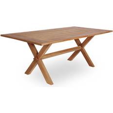 Teak Outdoor Dining Tables Sika Design Colonial 200x100cm