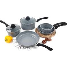 Carbon Steel/Cast Iron Cookware Sets Cermalon - Cookware Set with lid 5 Parts