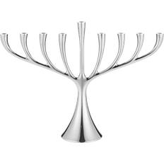 Georg Jensen Cobra Menorah Stainless Steel Bougeoir 27cm