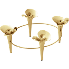 Georg jensen bloom Georg Jensen Bloom Gold Candelabro 15cm