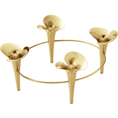 Bloom botanica lysestage Georg Jensen Bloom Gold Lysestage 15cm