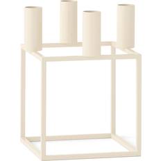 Kubus lysestage 4 Audo Copenhagen Kubus Ivory Lysestage 20cm