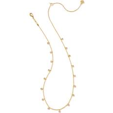 Gold Plated Necklaces Kendra Scott Amelia Chain Necklace - Gold/Transparent