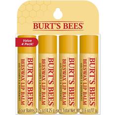 Vitamin E Lip Care Burt's Bees Beeswax Lip Balm 4-pack