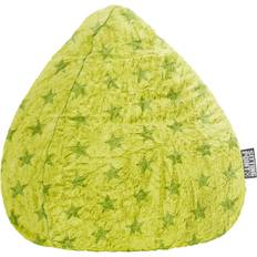 Sitting Point Fluffy Stars XL Green Sækkestol 220L