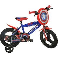 Dino Captain America 16" Bicycle - Blue