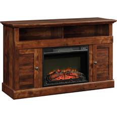 Cherry wood tv stand Sauder Harbor View Media Fireplace Curado Cherry TV Bench 51.2x31.8"