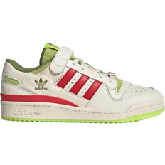 Adidas Junior The Grinch Forum Low - Cream White/Collegiate Red/Solar Slime