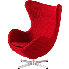 Rot Dekofiguren Fritz Hansen Miniature Egg Red Dekofigur 16.5cm