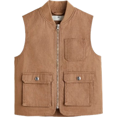 H&M Canvas Vest - Dark Beige