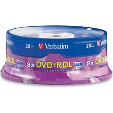 Dvd r 8.5gb Verbatim DVD+R 8.5GB 8X 20-Pack Spindle