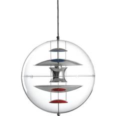 Vp globe ø40 Verner Panton VP Globe Red/Blue Pendellampa 40cm