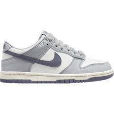 Nike Dunk Low GS - White/Light Carbon/Platinum Tint/Pure Platinum