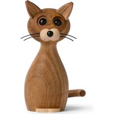 Spring Copenhagen Lucky The Cat Brown Pyntefigur 16cm