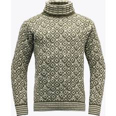 Devold Svalbard High Neck Sweater - Olive