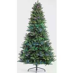 Christmas Trees Twinkly Pre-Lit Artificial App Controlled LED Green Christmas Tree 90"