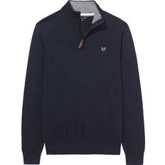 Crew Clothing Classic Half Zip Jumper - Navy