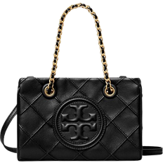 Tory Burch Mini Fleming Soft Chain Tote - Black