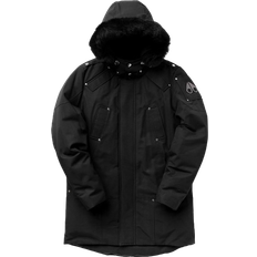 3XL - Slim Outerwear Moose Knuckles Men's Original Stirling Parka - Black/Natural Fox Fur