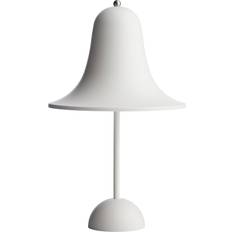 Verpan Pantop Portable Matt White Table Lamp 11.8"