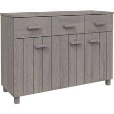 vidaXL HAMAR Light Grey Sideboard 113x80cm