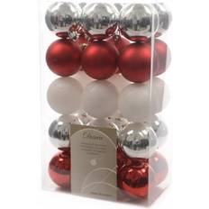 Wit Kerstboomversieringen Kaemingk Shatterproof Baubles