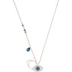 Swarovski Colliers Swarovski Evil Eye Symbolic Pendant Necklace - Rose Gold/Multicolour