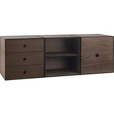 Audo Copenhagen Frame 49 Trio Smoked Oak Sideboard 147x49cm